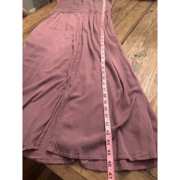 Frye Sleeveless Tank Midi Dress Size Small Button Front Coastal Casual - Picture 12 of 14